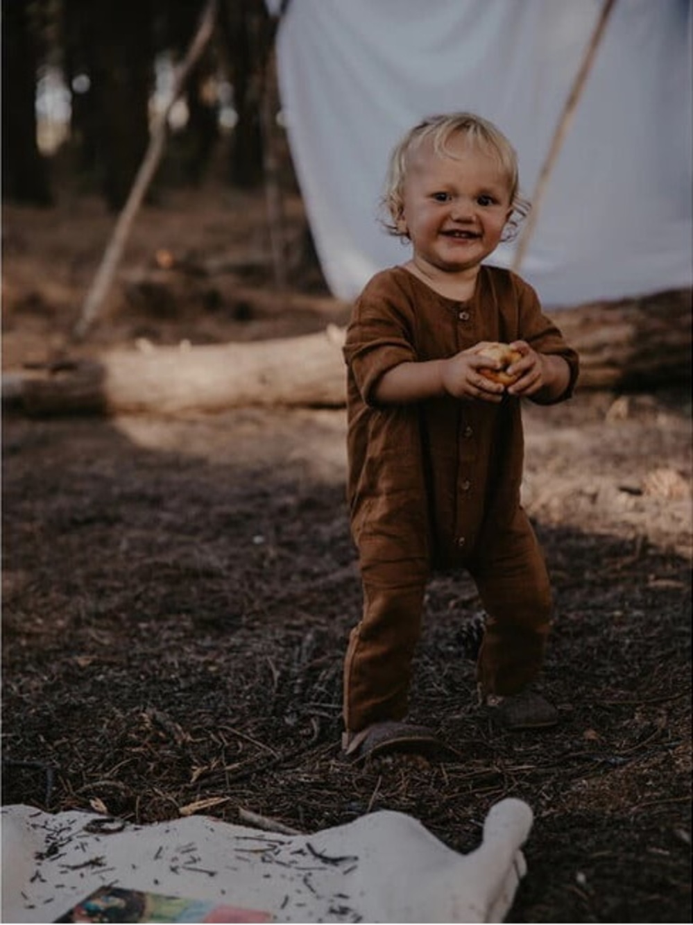 The Simple Folk - The Valentine Playsuit Cinnamon